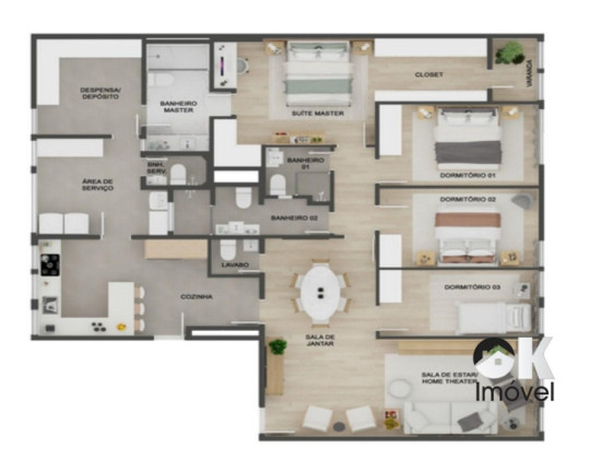 Imagem Apartamento com 4 Quartos à Venda, 160 m² em Higienópolis - São Paulo Imagem Apartamento com 4 Quartos à Venda, 160 m² em Higienópolis - São Paulo