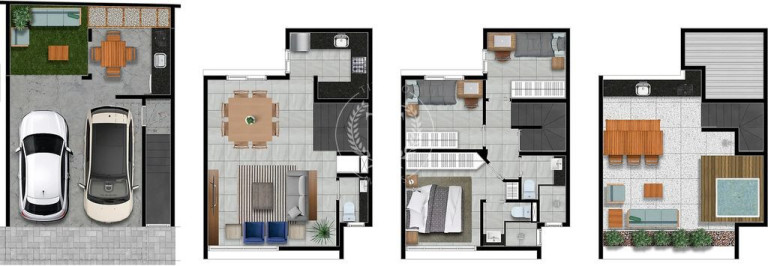 Imagem Casa de Condomínio com 3 Quartos à Venda, 168 m² em São Paulo