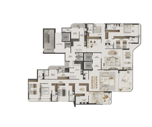 Imagem Apartamento com 4 Quartos à Venda, 214 m² em Altiplano Cabo Branco - João Pessoa Imagem Apartamento com 4 Quartos à Venda, 214 m² em Altiplano Cabo Branco - João Pessoa