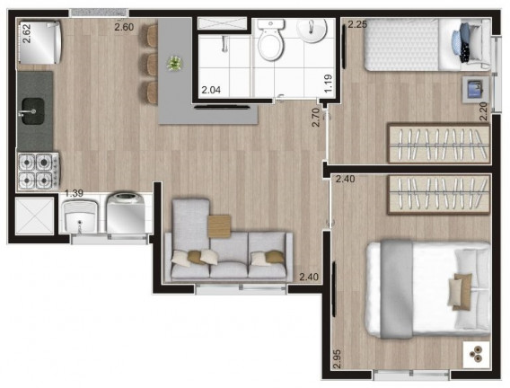 Imagem Apartamento com 2 Quartos à Venda, 32 m² em Tucuruvi - São Paulo