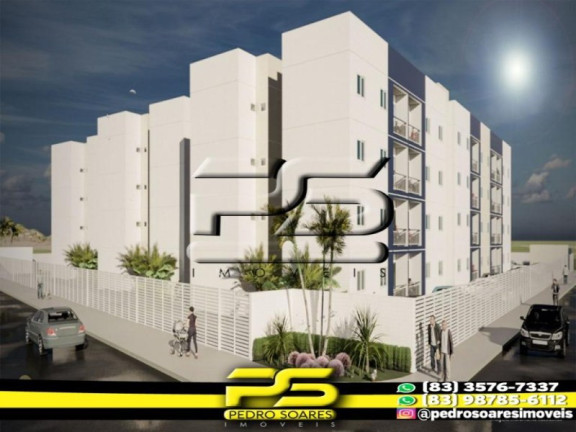 Apartamento com 2 Quartos à Venda, 45 m² em Valentina De Figueiredo - João Pessoa