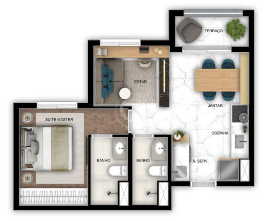 Imagem Apartamento com 1 Quarto à Venda, 27 m² em Vila Guarani (z Sul) - São Paulo