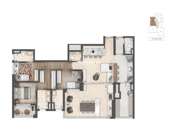 Imagem Apartamento com 3 Quartos à Venda, 137 m² em Jardim Das Acácias - São Paulo