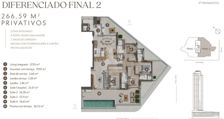 Imagem Apartamento com 4 Quartos à Venda, 182 m² em Centro - Balneário Camboriú Imagem Apartamento com 4 Quartos à Venda, 182 m² em Centro - Balneário Camboriú
