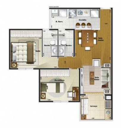 Imagem Apartamento com 2 Quartos à Venda, 58 m² em Vila Gonçalves - São Bernardo Do Campo Imagem Apartamento com 2 Quartos à Venda, 58 m² em Vila Gonçalves - São Bernardo Do Campo