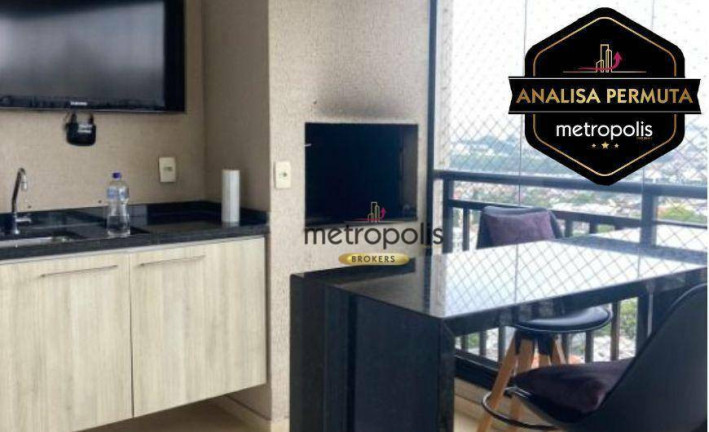 Apartamento com 3 Quartos à Venda, 128 m² em Jardim São Caetano - São Caetano Do Sul