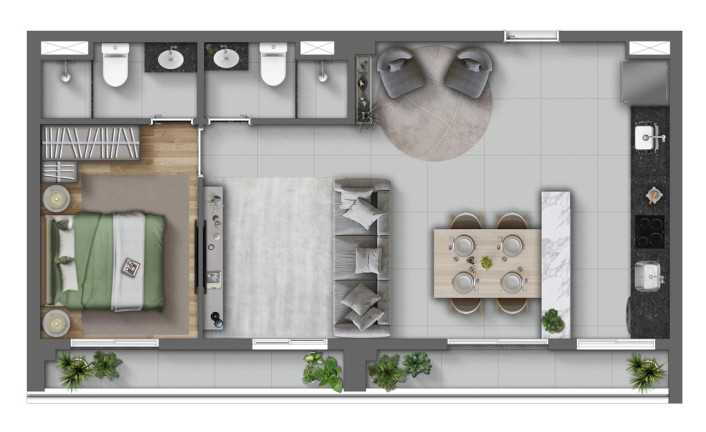 Imagem Imóvel com 3 Quartos à Venda, 74 m² em Santo Amaro - São Paulo Imagem Imóvel com 3 Quartos à Venda, 74 m² em Santo Amaro - São Paulo