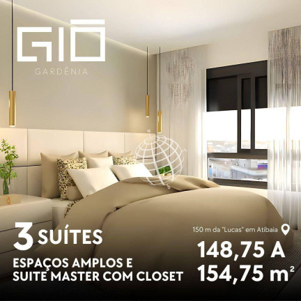 Imagem Apartamento com 3 Quartos à Venda, 148 m² em Vila Gardênia - Atibaia