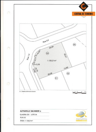 Imagem Terreno à Venda, 2.241 m² em Alphaville  Salvador 2 - Salvador