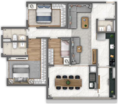 Imagem Apartamento com 3 Quartos à Venda, 121 m² em Chácara Klabin - São Paulo Imagem Apartamento com 3 Quartos à Venda, 121 m² em Chácara Klabin - São Paulo