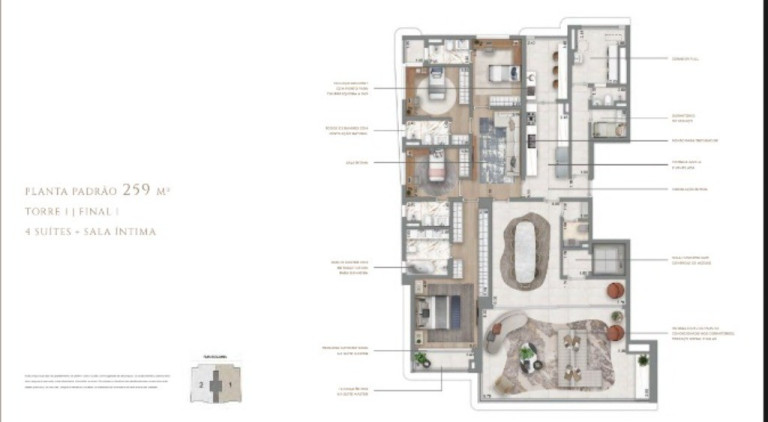 Imagem Imóvel com 4 Quartos à Venda, 258 m² em Pacaembu - São Paulo