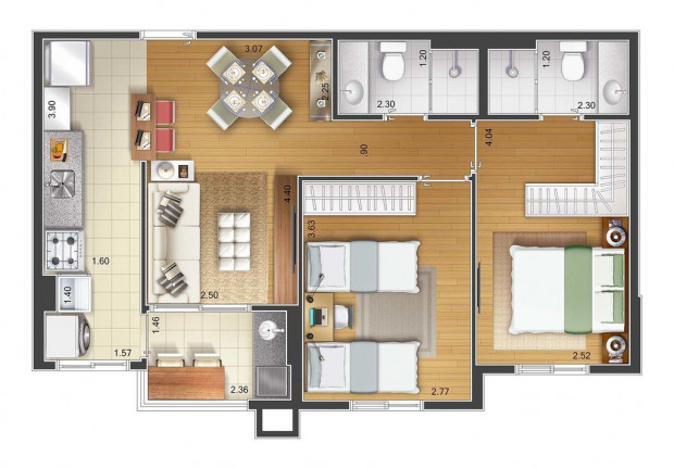 Imagem Apartamento com 2 Quartos à Venda, 59 m² em Santa Paula - São Caetano Do Sul Imagem Apartamento com 2 Quartos à Venda, 59 m² em Santa Paula - São Caetano Do Sul