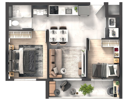 Imagem Apartamento com 2 Quartos à Venda, 40 m² em Morumbi - São Paulo Imagem Apartamento com 2 Quartos à Venda, 40 m² em Morumbi - São Paulo