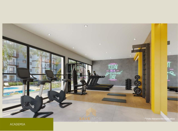 Imagem Apartamento com 2 Quartos à Venda, 46 m² em Jardim Hubert - Indaiatuba