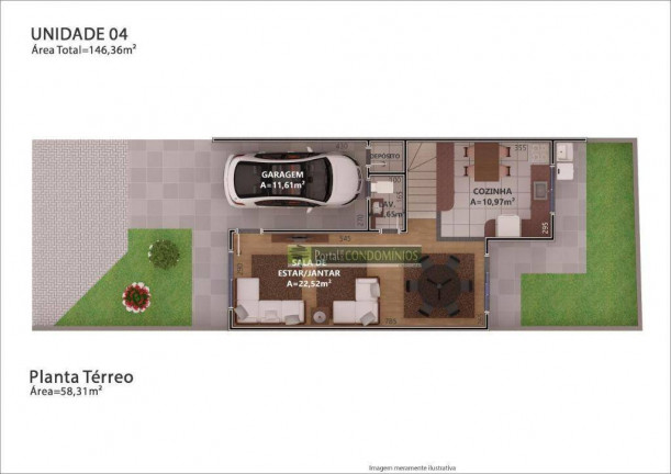 Imagem Sobrado com 3 Quartos à Venda, 146 m² em água Verde - Curitiba Imagem Sobrado com 3 Quartos à Venda, 146 m² em água Verde - Curitiba