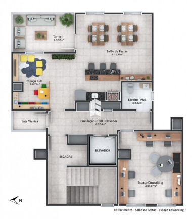 Imagem Apartamento com 2 Quartos à Venda, 60 m² em São José - Santa Maria