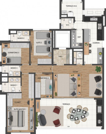 Imagem Apartamento com 3 Quartos à Venda, 163 m² em Moema - São Paulo Imagem Apartamento com 3 Quartos à Venda, 163 m² em Moema - São Paulo