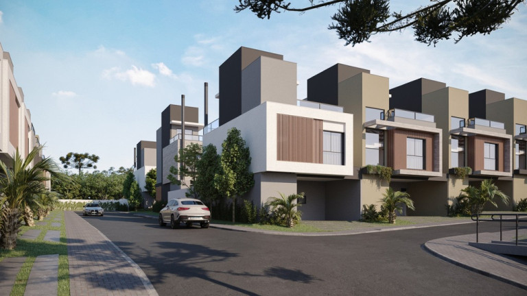 Imagem Casa de Condomínio com 3 Quartos à Venda, 216 m² em Bacacheri - Curitiba Imagem Casa de Condomínio com 3 Quartos à Venda, 216 m² em Bacacheri - Curitiba
