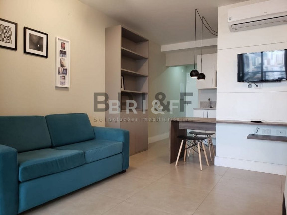 Imagem Apartamento com 1 Quarto para Alugar, 43 m² em Brooklin - São Paulo Imagem Apartamento com 1 Quarto para Alugar, 43 m² em Brooklin - São Paulo