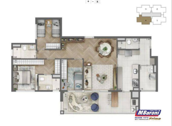Imagem Apartamento com 2 Quartos à Venda, 113 m² em Jardim Dom Bosco - São Paulo