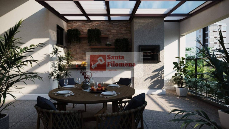 Apartamento com 2 Quartos à Venda, 93 m² em Campestre - Santo André