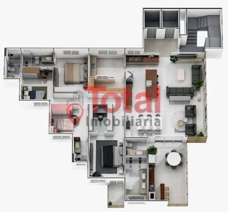 Imagem Apartamento com 4 Quartos à Venda, 206 m² em Serenata - Timóteo