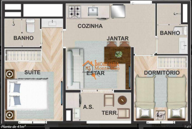 Imagem Apartamento com 2 Quartos à Venda, 41 m² em Centro - Guarulhos