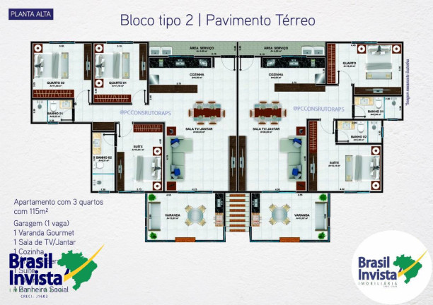 Imagem Apartamento com 3 Quartos à Venda, 10 m² em Orla Norte - Porto Seguro Imagem Apartamento com 3 Quartos à Venda, 10 m² em Orla Norte - Porto Seguro