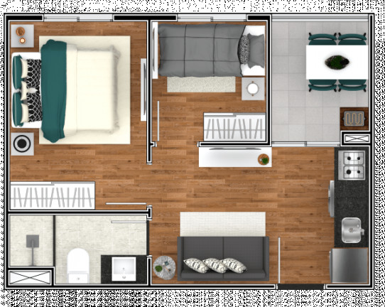 Imagem Apartamento com 1 Quarto à Venda, 62 m² em Vila Nova Das Belezas - São Paulo