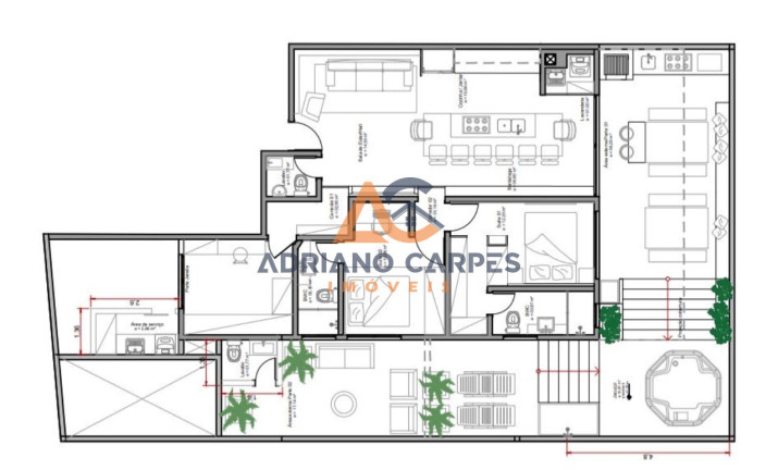 Imagem Imóvel com 3 Quartos à Venda, 89 m² em Vila Operária - Itajaí Imagem Imóvel com 3 Quartos à Venda, 89 m² em Vila Operária - Itajaí
