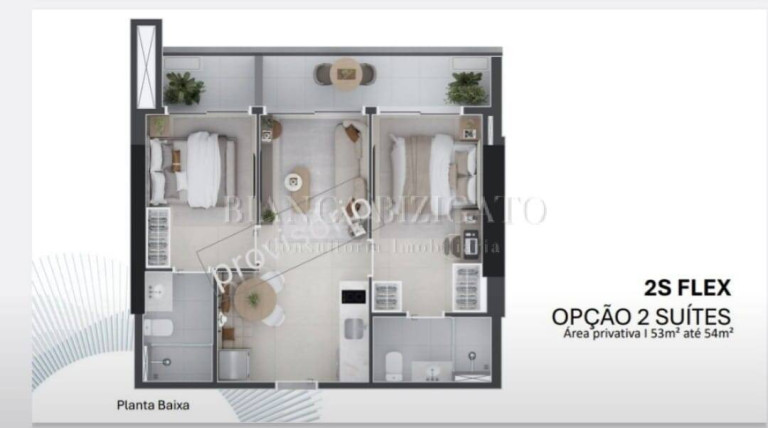 Imagem Apartamento com 1 Quarto à Venda, 24 m² em Batel - Curitiba