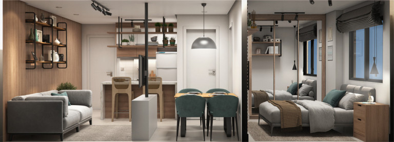 Imagem Apartamento com 1 Quarto à Venda, 32 m² em Centro - Curitiba