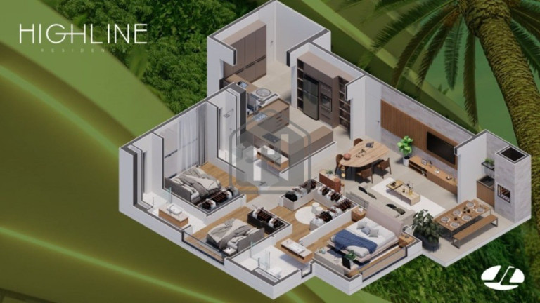 Imagem Imóvel com 3 Quartos à Venda, 121 m² em Jardim Polo Centro - Foz Do Iguaçu