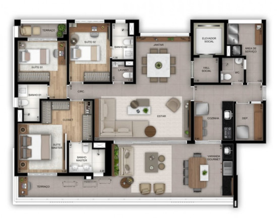 Imagem Imóvel com 3 Quartos à Venda, 160 m² em Vila Nova Conceição - São Paulo Imagem Imóvel com 3 Quartos à Venda, 160 m² em Vila Nova Conceição - São Paulo