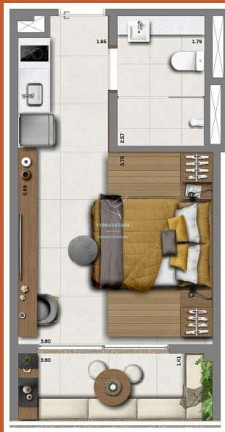 Imagem Studio com 1 Quarto à Venda, 28 m² em Butantã - São Paulo