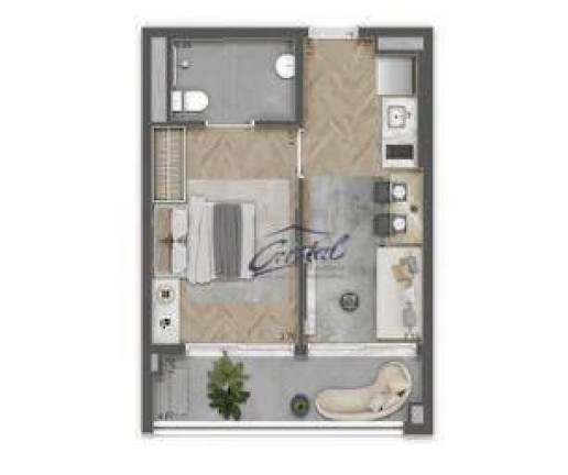 Imagem Studio com 1 Quarto à Venda, 39 m² em Butantã - São Paulo
