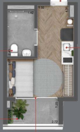 Imagem Imóvel com 1 Quarto à Venda, 36 m² em Vila Santa Catarina - São Paulo Imagem Imóvel com 1 Quarto à Venda, 36 m² em Vila Santa Catarina - São Paulo