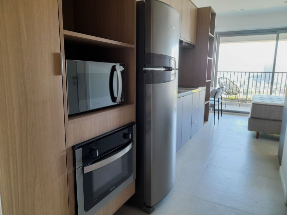 Imagem Apartamento com 1 Quarto para Alugar, 30 m² em Moema - São Paulo Imagem Apartamento com 1 Quarto para Alugar, 30 m² em Moema - São Paulo