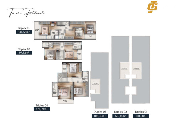 Imagem Apartamento com 3 Quartos à Venda, 108 m² em São Francisco De Assis - Camboriú