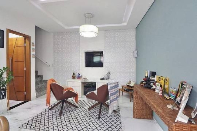 Foto do imóvel Sobrado com 3 Quartos à Venda, 120 m² em Campestre - Santo André