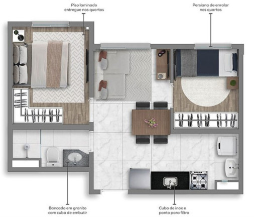 Imagem Apartamento com 1 Quarto à Venda, 24 m² em Santa Cecília - São Paulo