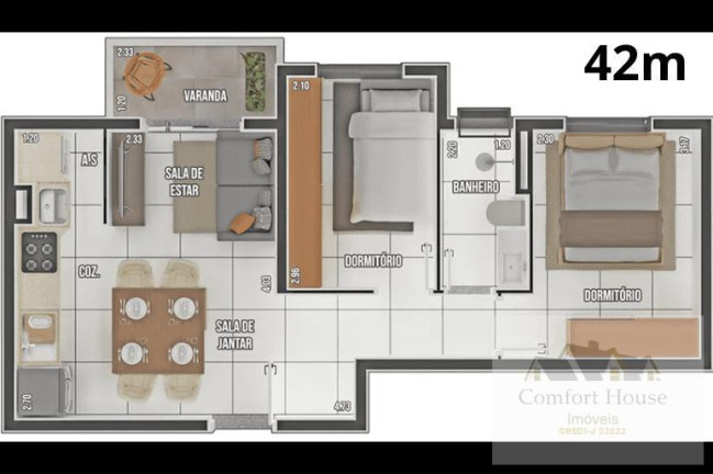 Imagem Casa com 2 Quartos à Venda, 45 m² em Vila Eldízia - Santo André Imagem Casa com 2 Quartos à Venda, 45 m² em Vila Eldízia - Santo André
