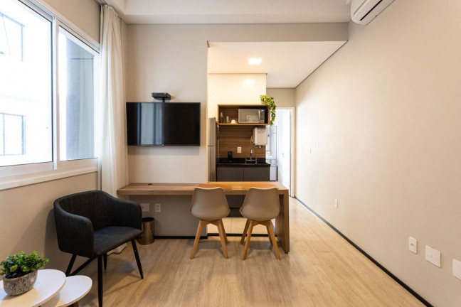 Apartamento com 1 Quarto para Alugar, 35 m² em Higienópolis - São Paulo