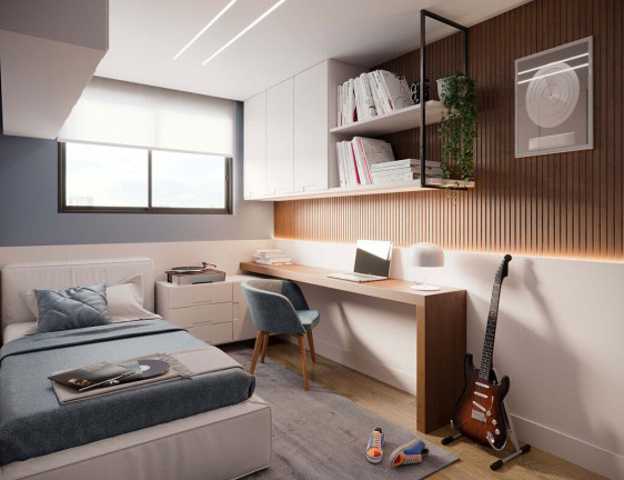 Imagem Imóvel com 1 Quarto à Venda, 33 m² em Centro - Pinhais