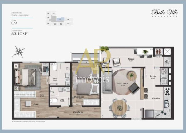 Imagem Apartamento com 3 Quartos à Venda, 82 m² em Campinas - São José Imagem Apartamento com 3 Quartos à Venda, 82 m² em Campinas - São José