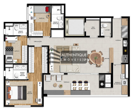 Imagem Apartamento com 3 Quartos à Venda, 107 m² em Tatuapé - São Paulo
