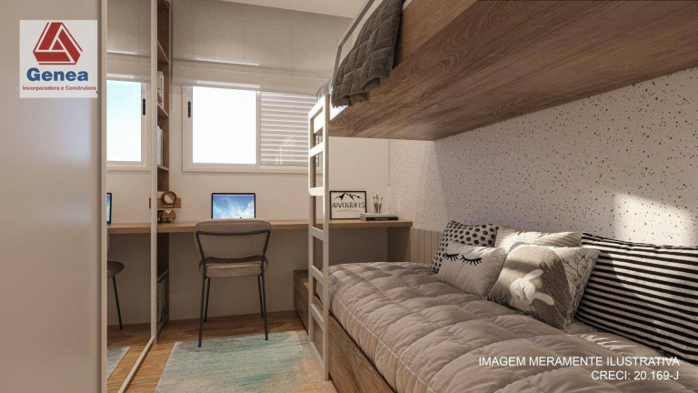 Imagem Apartamento com 2 Quartos à Venda, 43 m² em Fazenda Aya - Suzano
