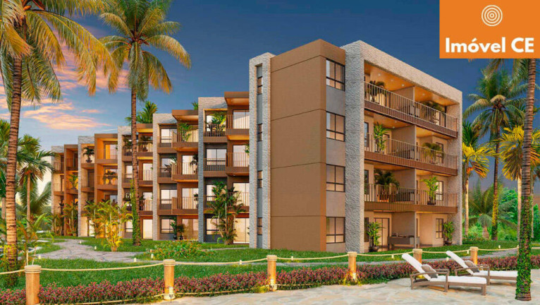 Apartamento com 1 Quarto à Venda, 30 m² em Cumbuco - Caucaia