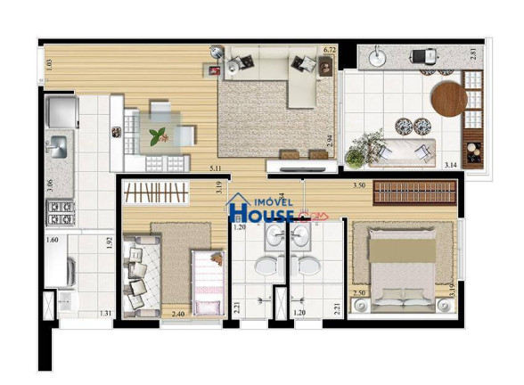 Imagem Apartamento com 2 Quartos à Venda, 67 m² em Aclimação - São Paulo Imagem Apartamento com 2 Quartos à Venda, 67 m² em Aclimação - São Paulo