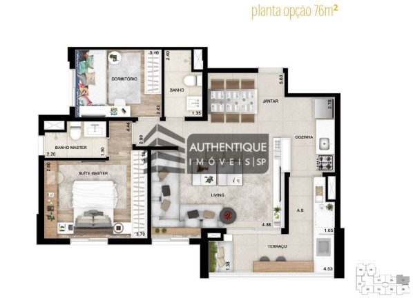 Imagem Apartamento com 2 Quartos à Venda, 76 m² em Consolação - São Paulo Imagem Apartamento com 2 Quartos à Venda, 76 m² em Consolação - São Paulo